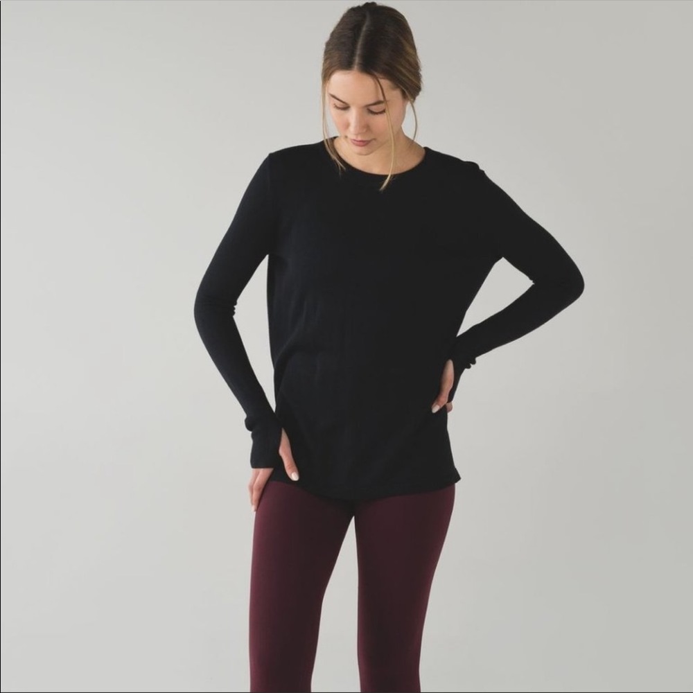 Lululemon Bring It Backbend Open Back Sweater S X… - image 2